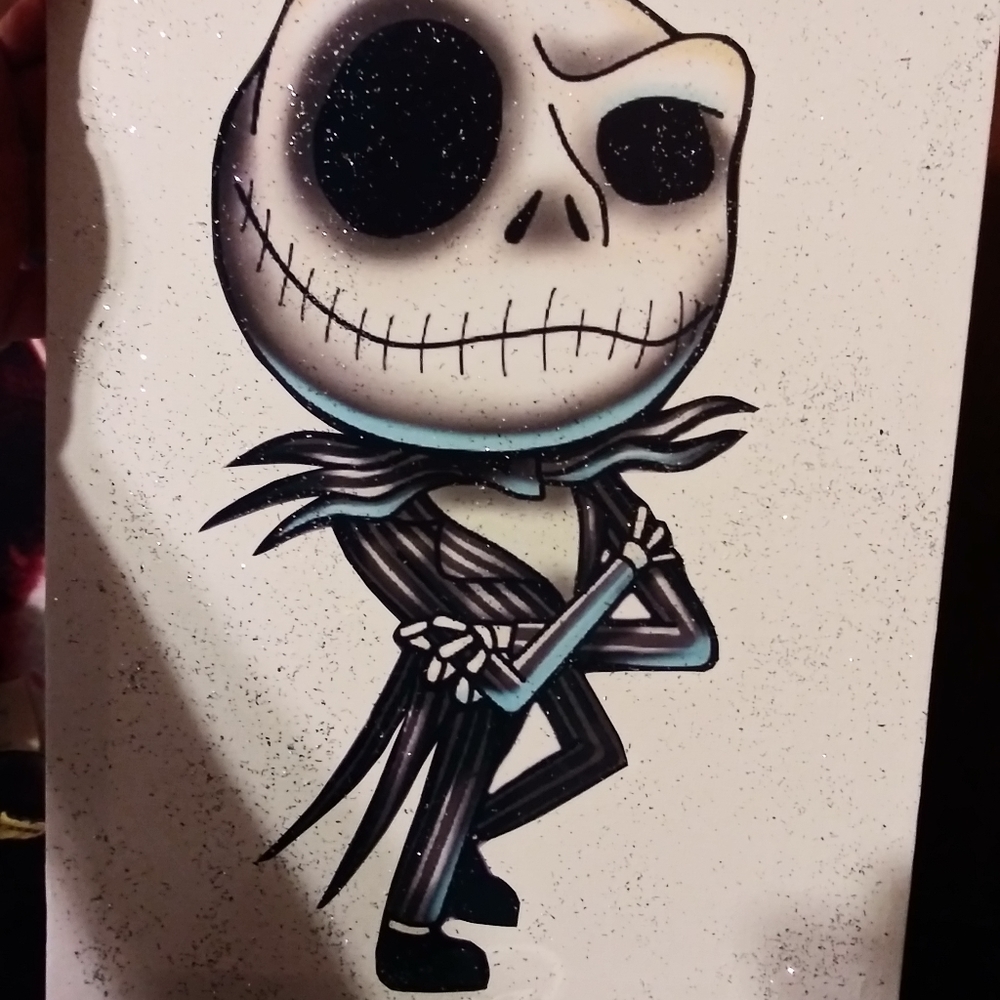 Nightmare Before Christmas Canvas Art Print 8x10